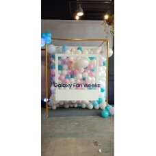 Organic Balloon Wall as Photo booth